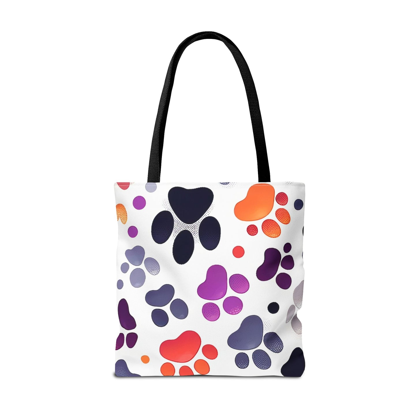 Paw Print FashionableTote Bag (AOP), Stylish, Animal Lovers, Pet Lovers, Great Gift Idea for Birthdays, Holidays or Any Occasion for Anyone