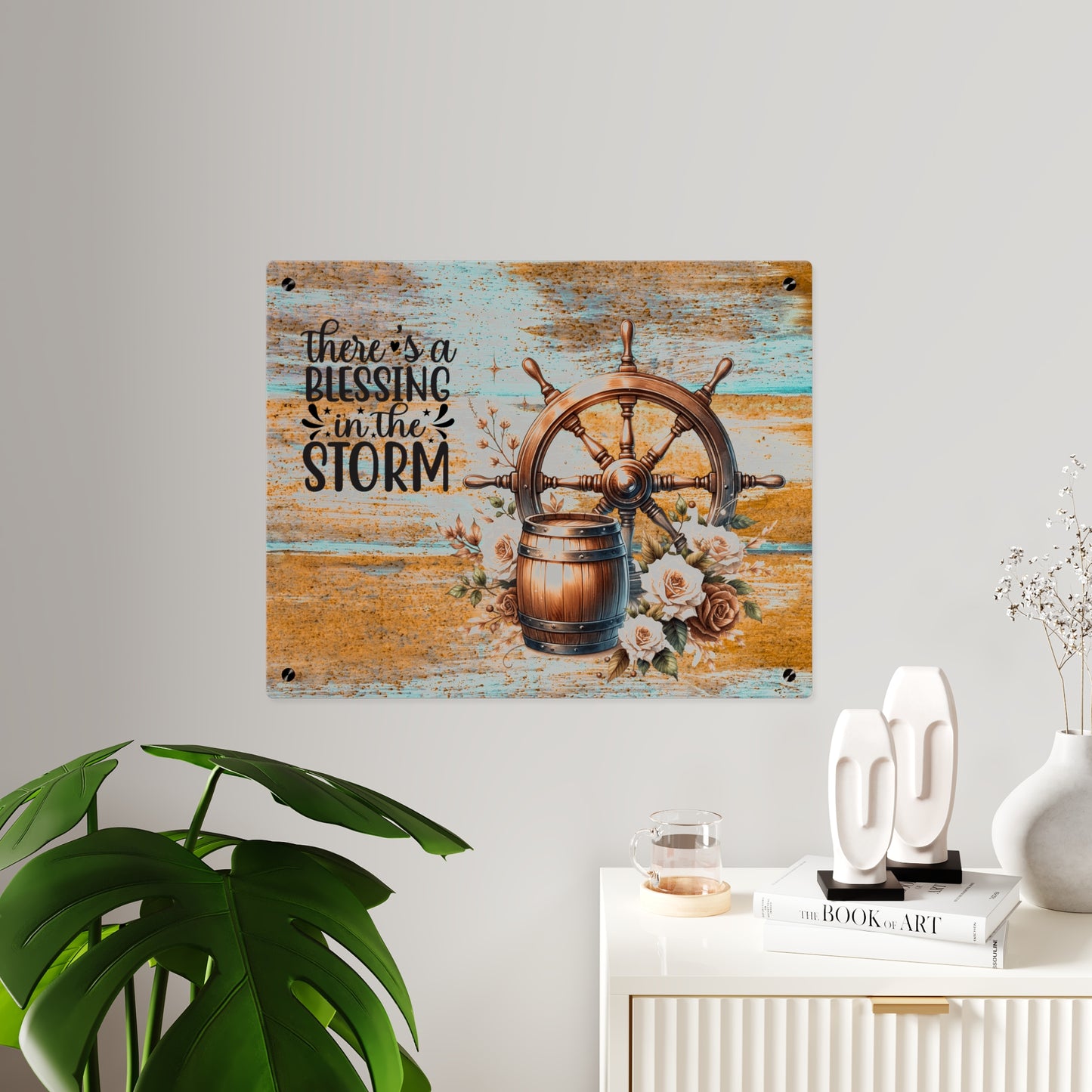 Nautical Blessings Acrylic Wall Art Panel - Inspiring Home Decor