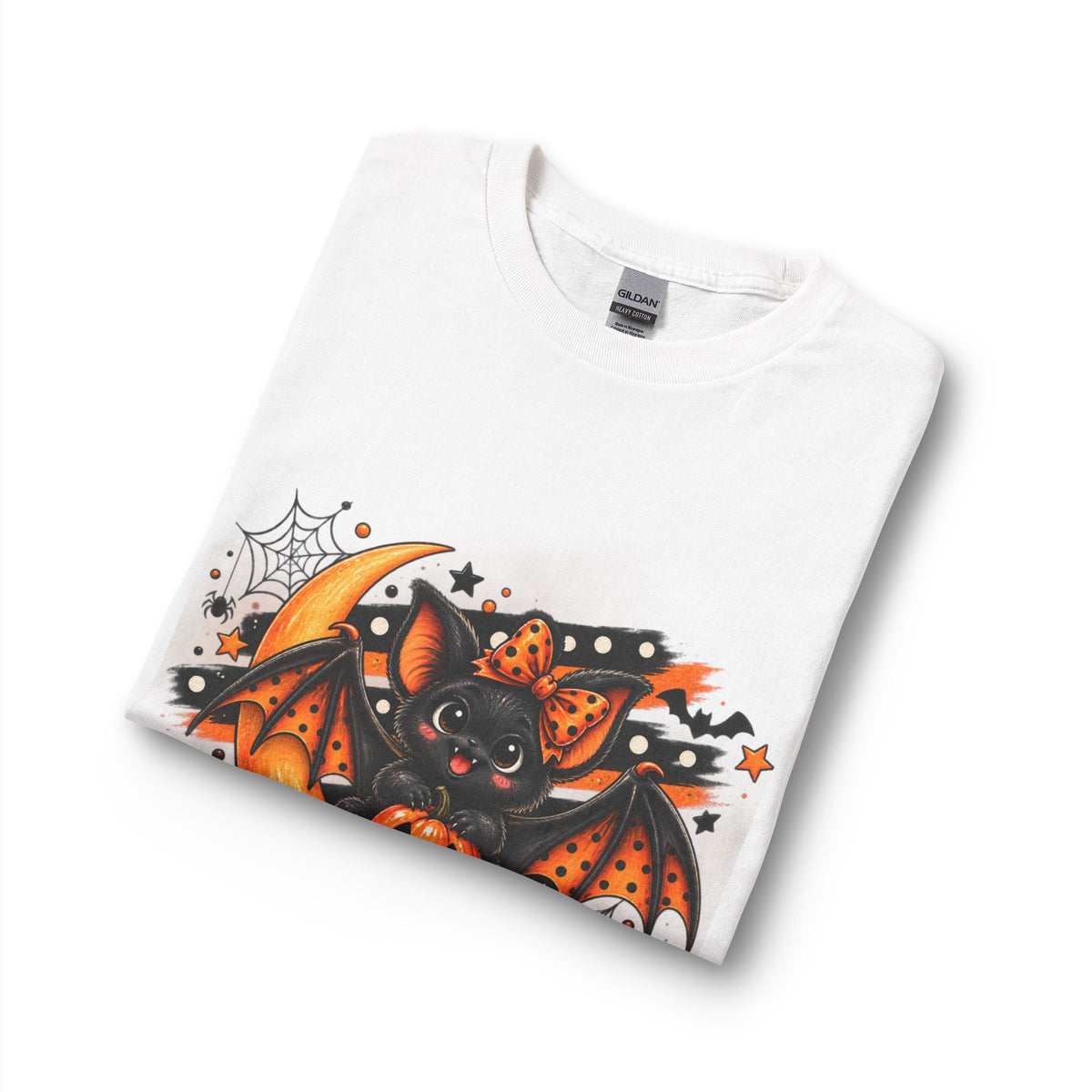 Halloween Bat and Jack-O'-Lantern Long Sleeve T-Shirt