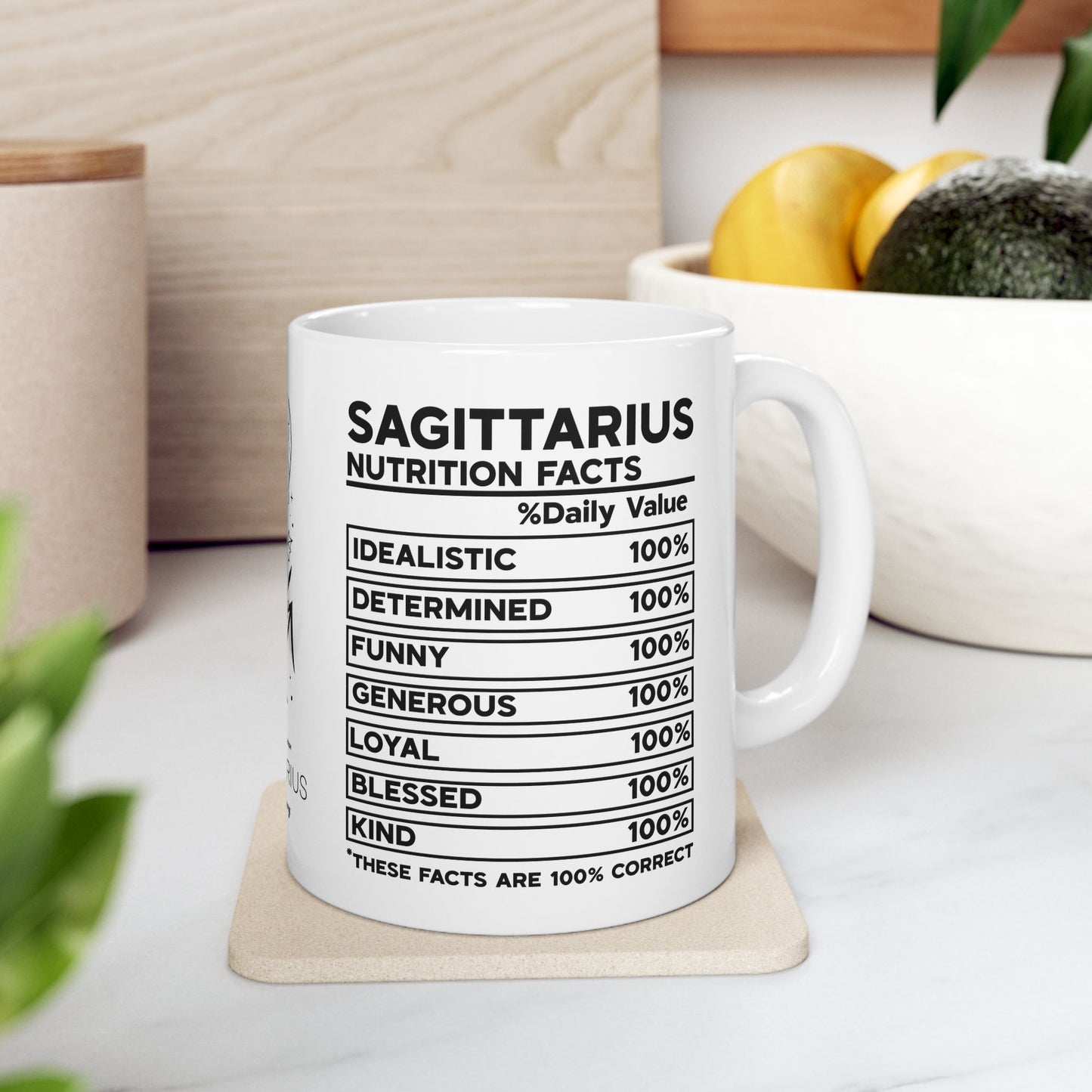 Sagittarius Zodiac Ceramic Mug - Astrology Gifts for Astrology Lovers - 11oz & 15oz Sizes