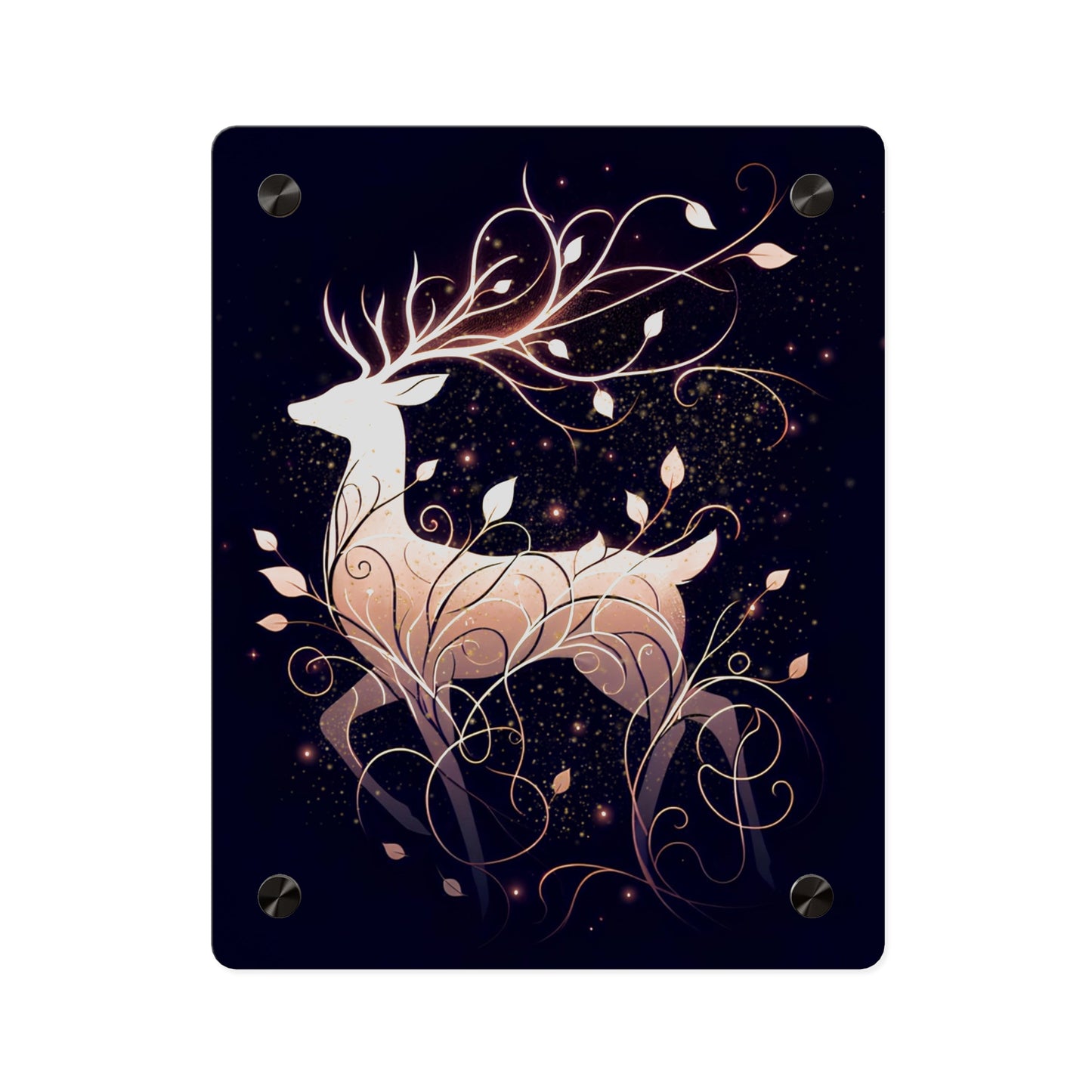 Elegant Deer Acrylic Wall Art Panel - Nature-Inspired Home Decor
