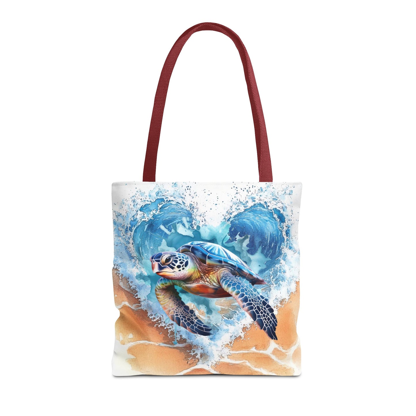 Ocean Turtle Tote Bag - Eco-Friendly, Beach Vibes, Summer Gift, Sea Life Accessory, Environmental Awareness