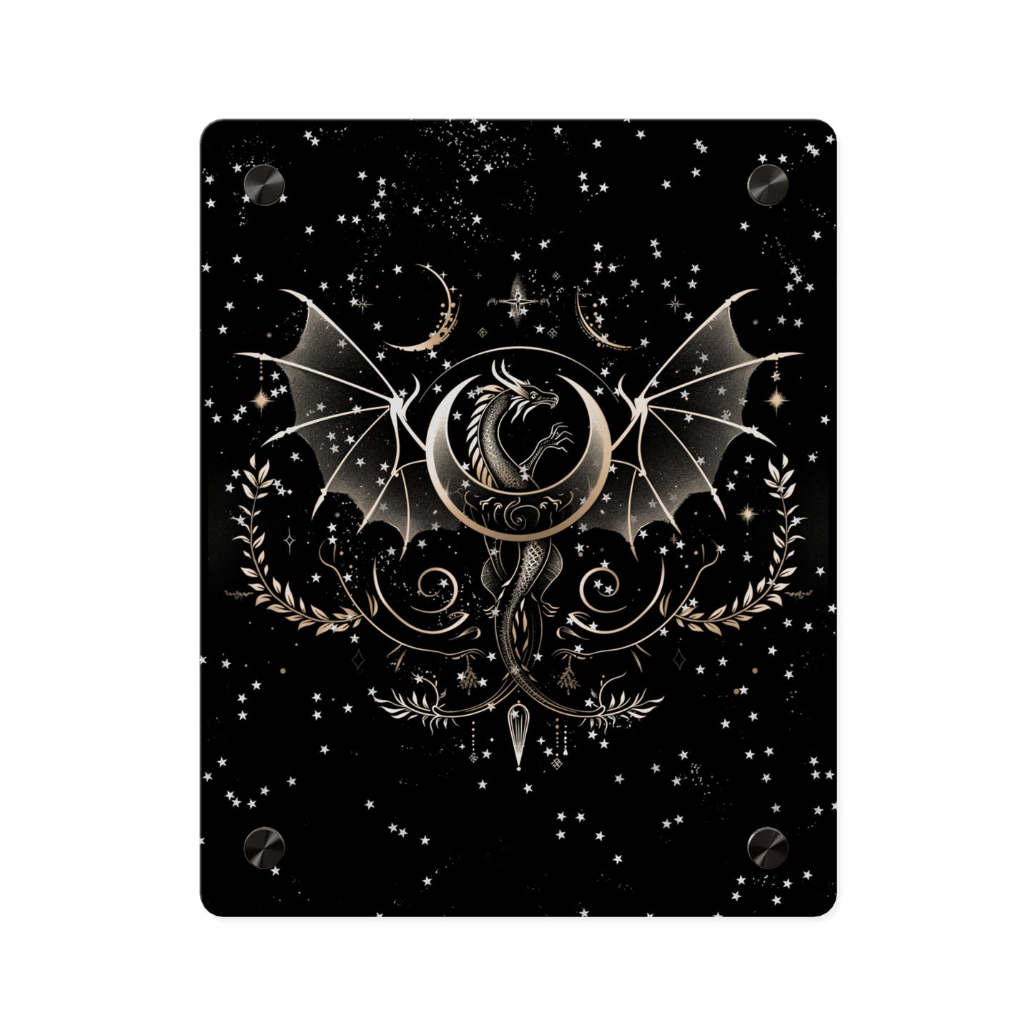 Mystical Dragon Acrylic Wall Art Panels - Celestial Decor for Fantasy Lovers