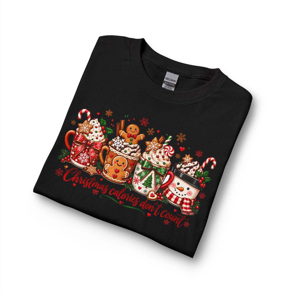 Christmas Cheer Long Sleeve T-Shirt – Festive Holiday Candy Cane Design