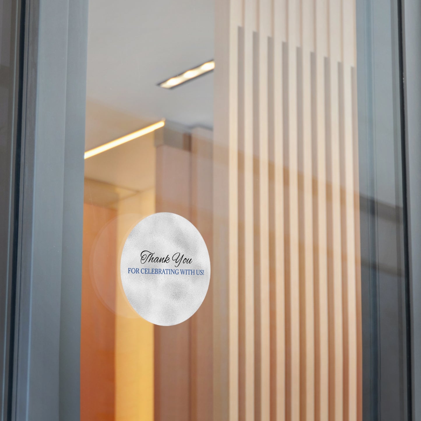 Elegant Wedding Thank You Stickers, Round Vinyl Stickers for Parties, Favors, Celebrations, Personalized Gifts, Customizable Stickers