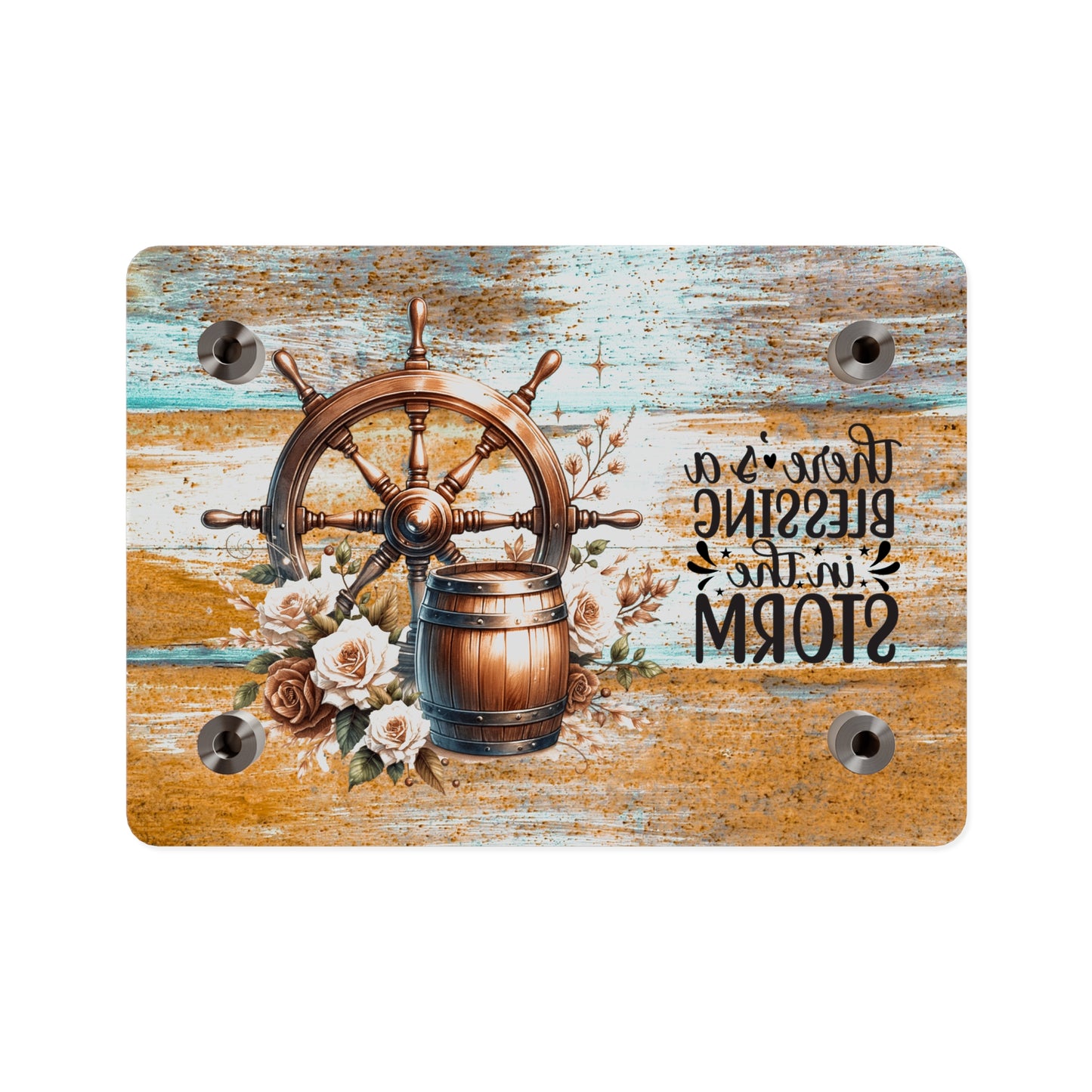 Nautical Blessings Acrylic Wall Art Panel - Inspiring Home Decor