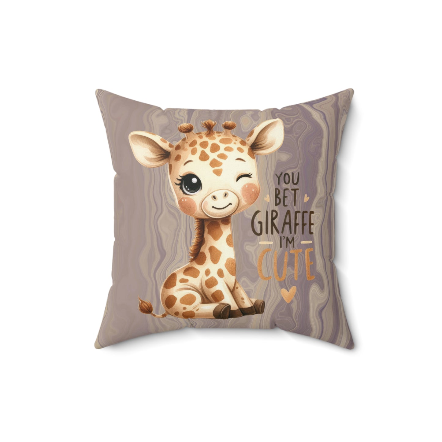 Cute Giraffe Pillow, Adorable Cushion for Nursery, Kids Room Decor, Baby Shower Gift, Playroom Accent