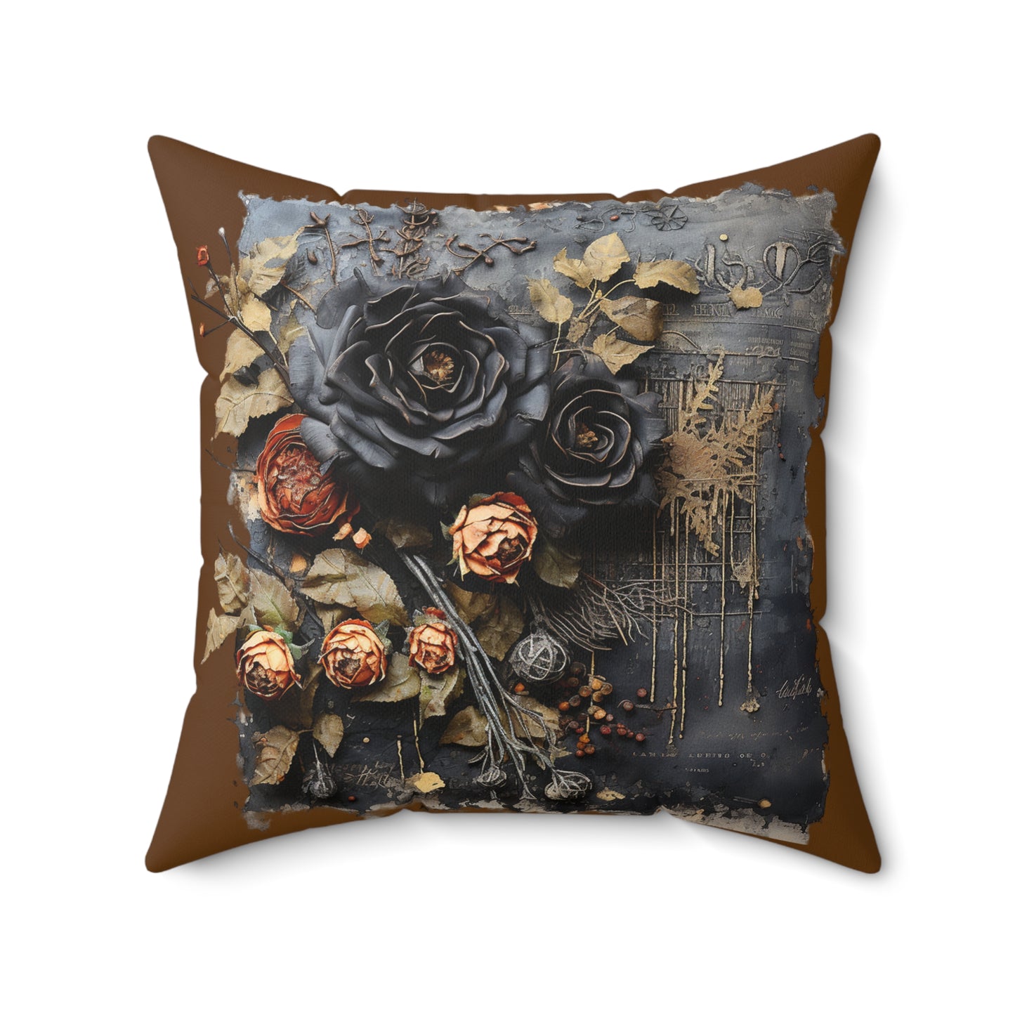 Elegant Floral Decorative Pillow - Artful Cushion for Home Decor, Throw Pillow, Unique Gift, Living Room Accent, Cozy Atmosphere