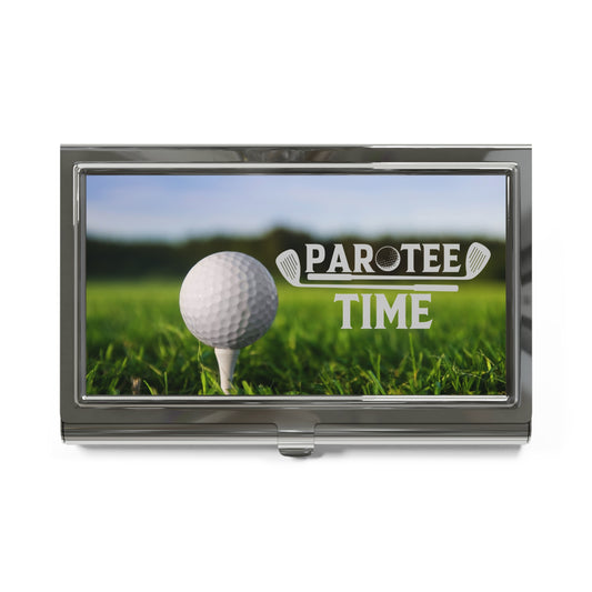 Golf 'Par Tee Time' Business Card Holder