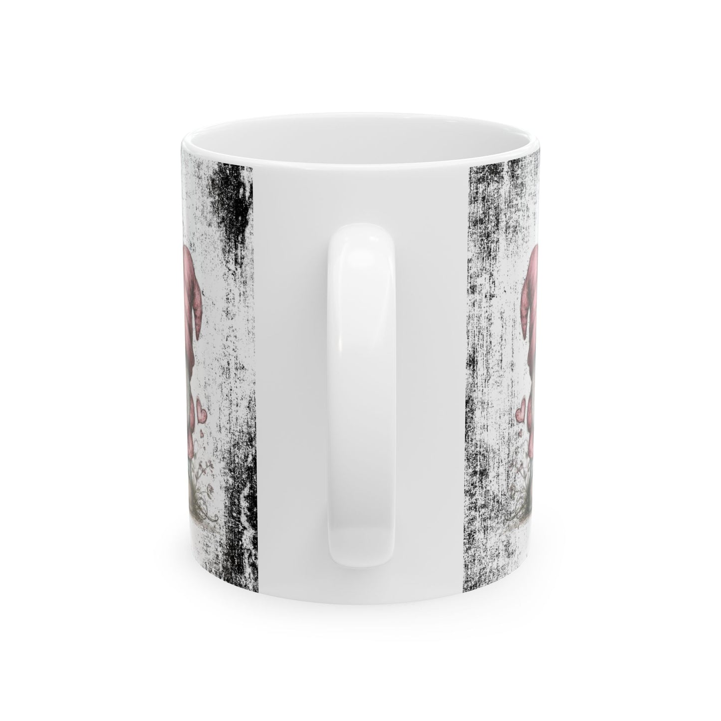 Ceramic Gnome Floral Mug "Forever & Always" — Romantic Anniversary Gift (11oz & 15oz)