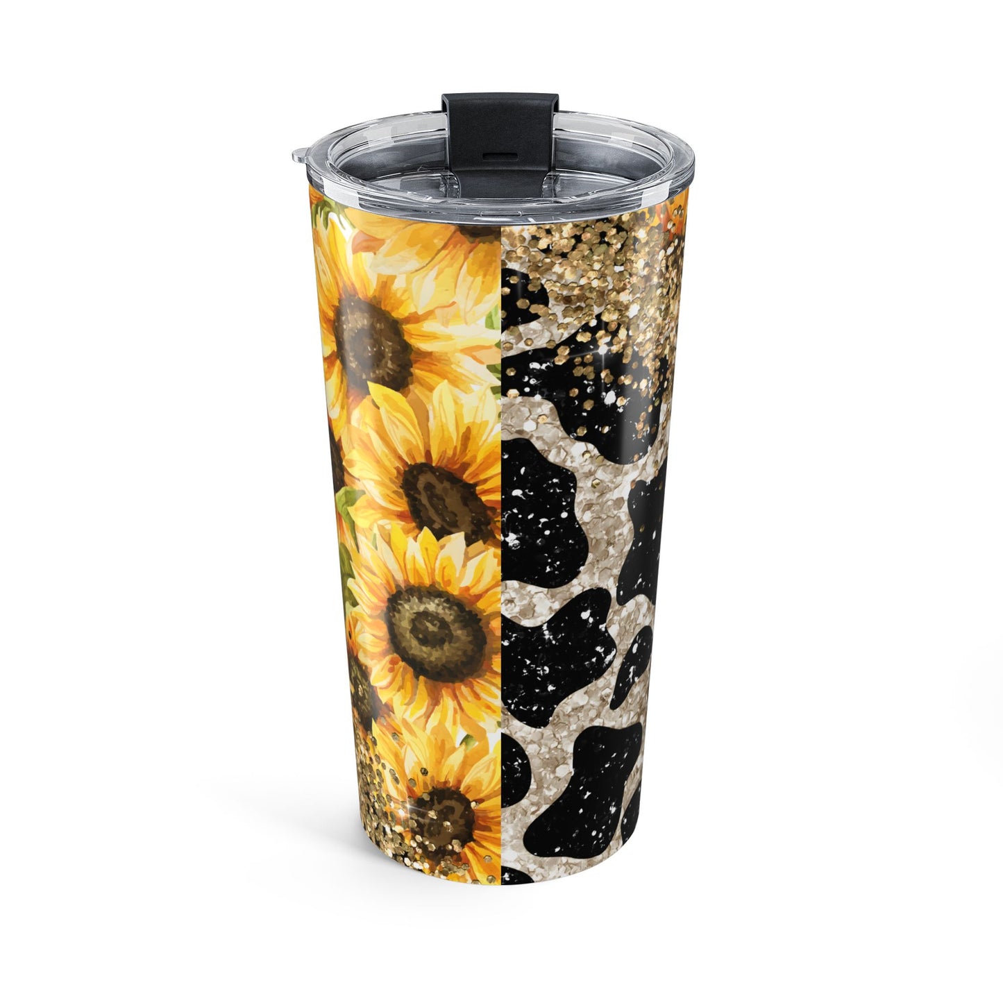 Sunflower Cow Tumbler 20oz - Cheerful Gift for Any Occasion