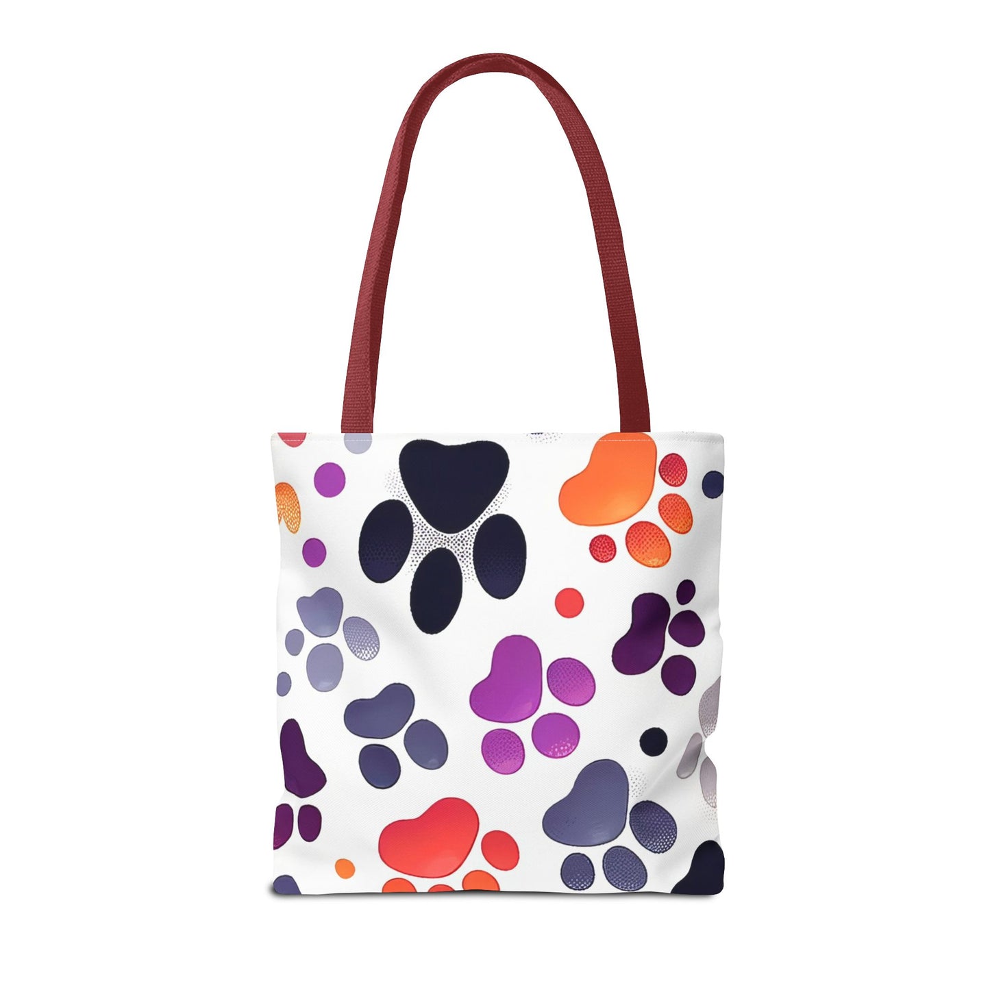 Paw Print FashionableTote Bag (AOP), Stylish, Animal Lovers, Pet Lovers, Great Gift Idea for Birthdays, Holidays or Any Occasion for Anyone
