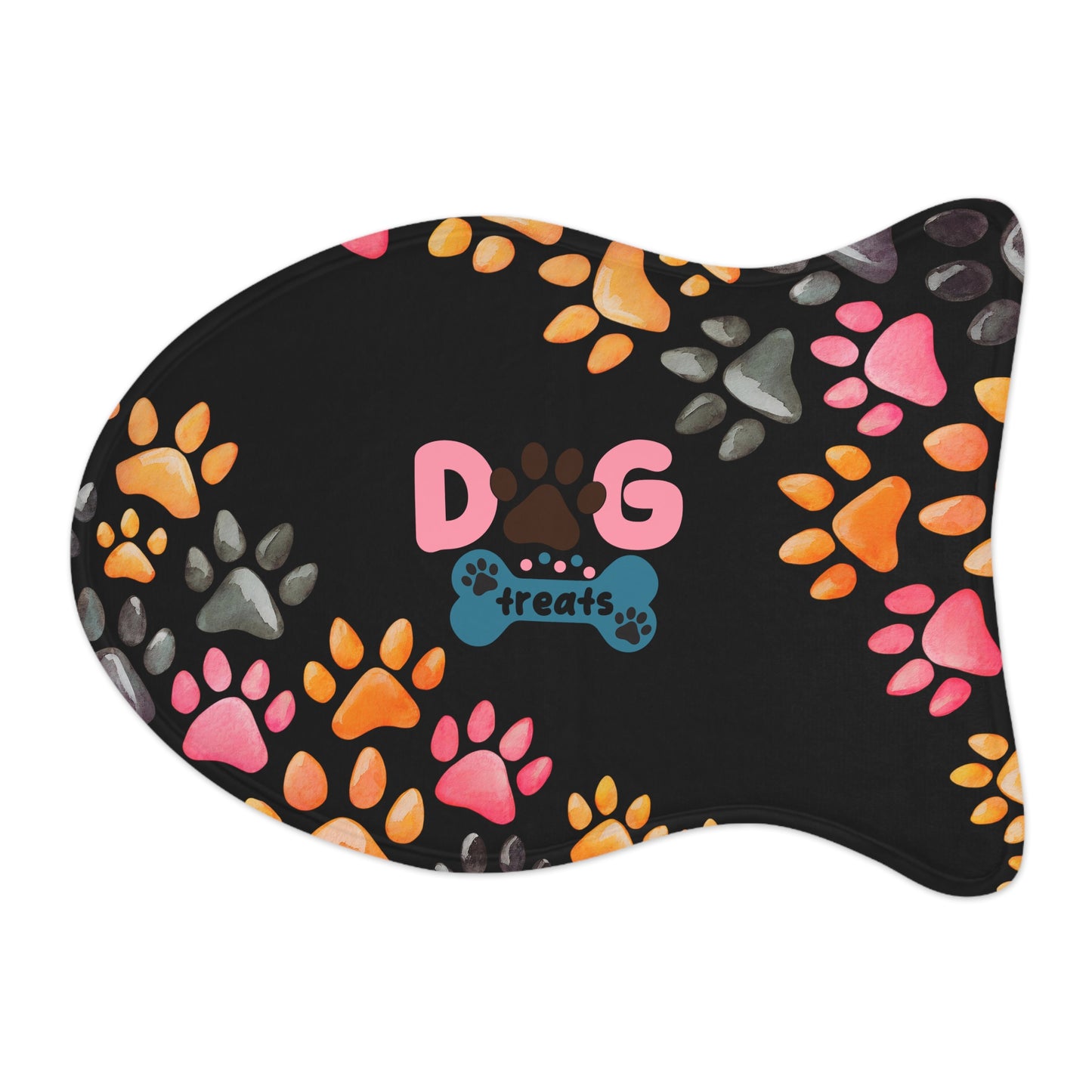 Stylish Pet Feeding Mats - Perfect for Dog Lovers, Cute Paw Print Design, Dog Feeding Station, Pet Accessories, Home Decor