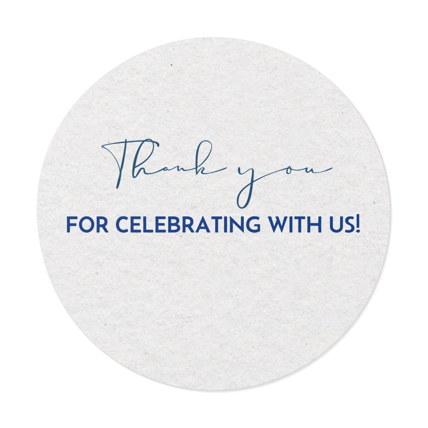 Thank You Celebration Stickers, Custom Wedding Favors, Personalized Party Decor, Event Stickers, Stylish Thank You Notes