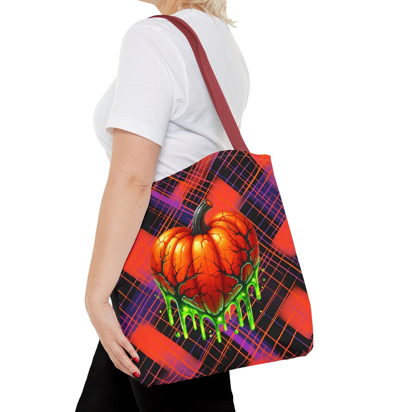 Fashionable Halloween Theme Tote Bag (AOP), Stylish For Everyday, Perfect Tote Bag for Halloween Lovers,  For Anyone