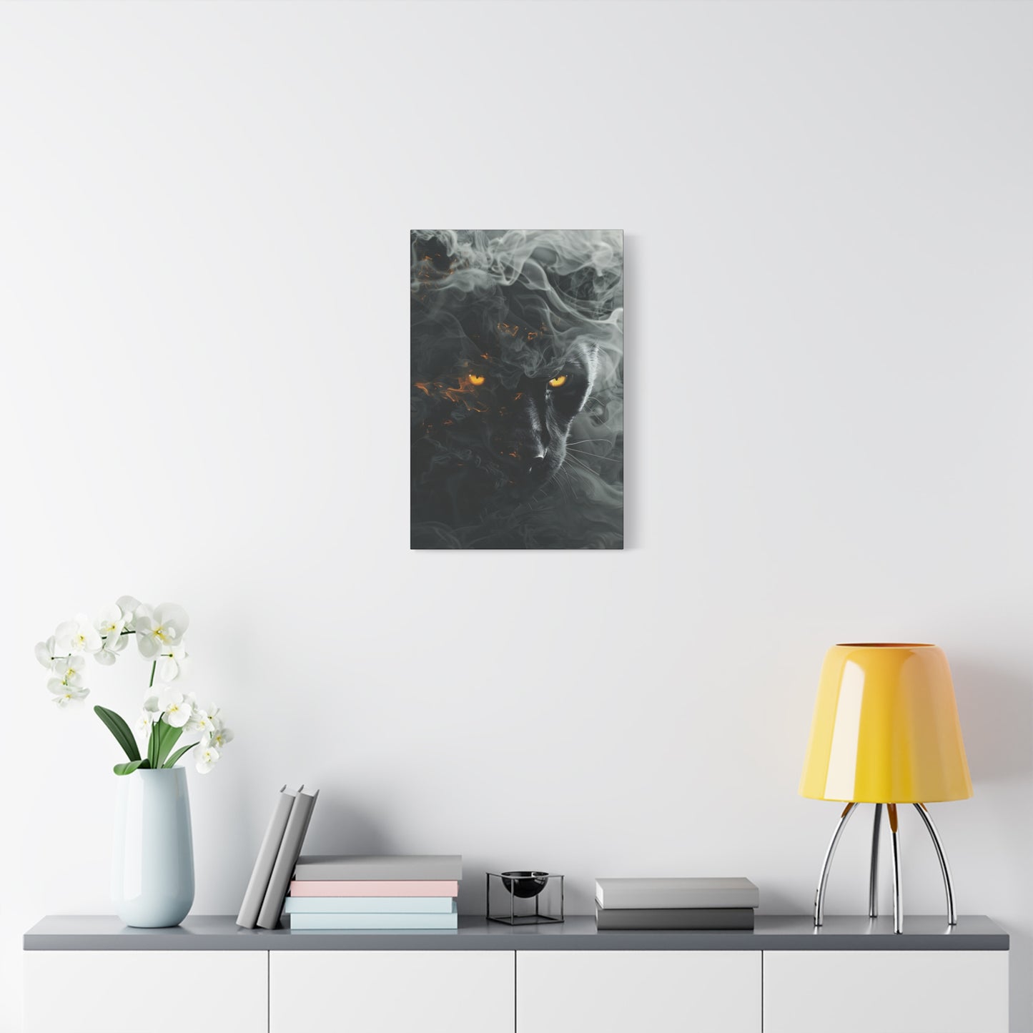 Mystical Panther Canvas Wall Art - 1.25" Stretched Wall Decor