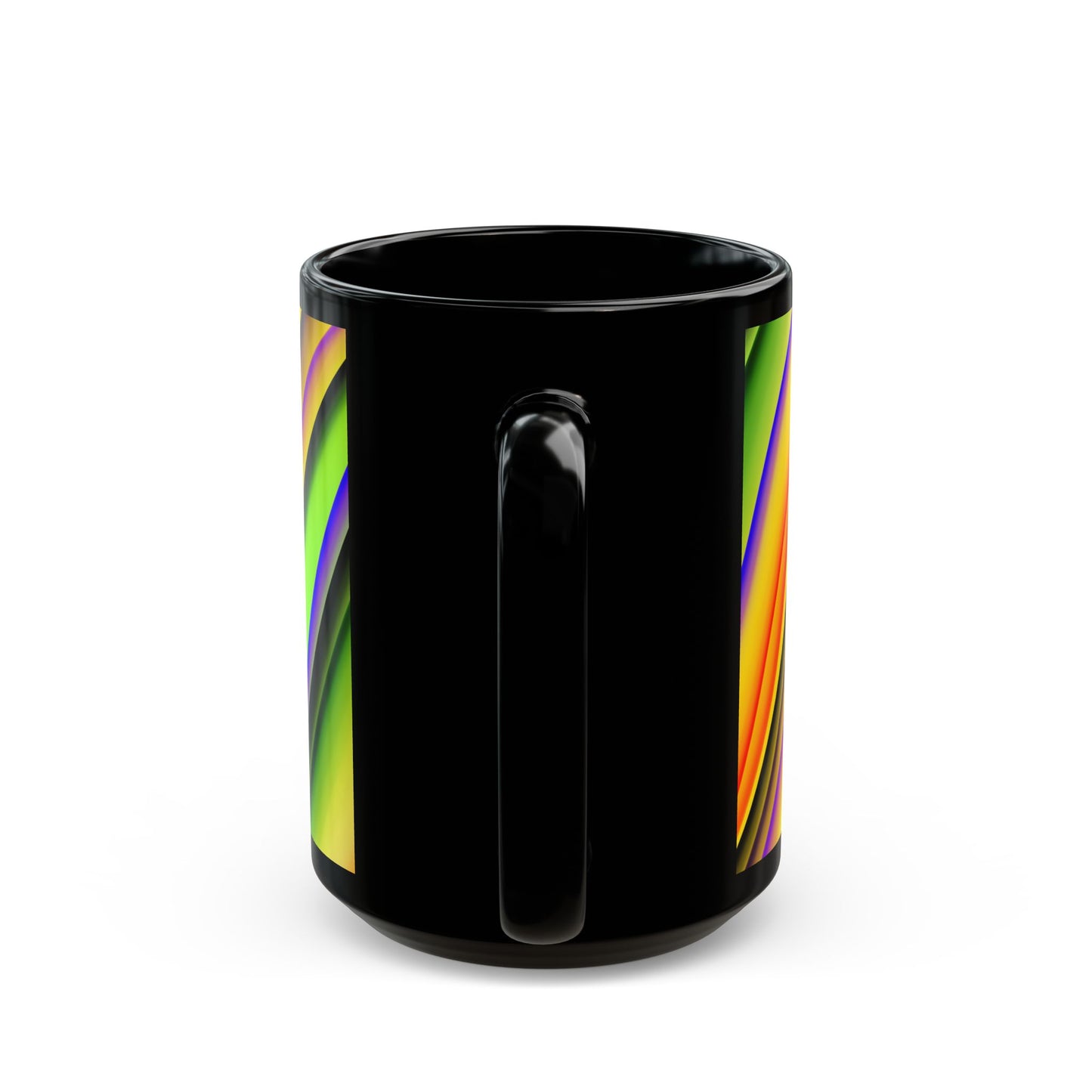 Halloween Theme Black Mug (11oz, 15oz), Cute Halloween Expression, Halloween Lovers, Coffee, Tea, Hot Chocolate Lovers, Great Gift Idea for Anyone
