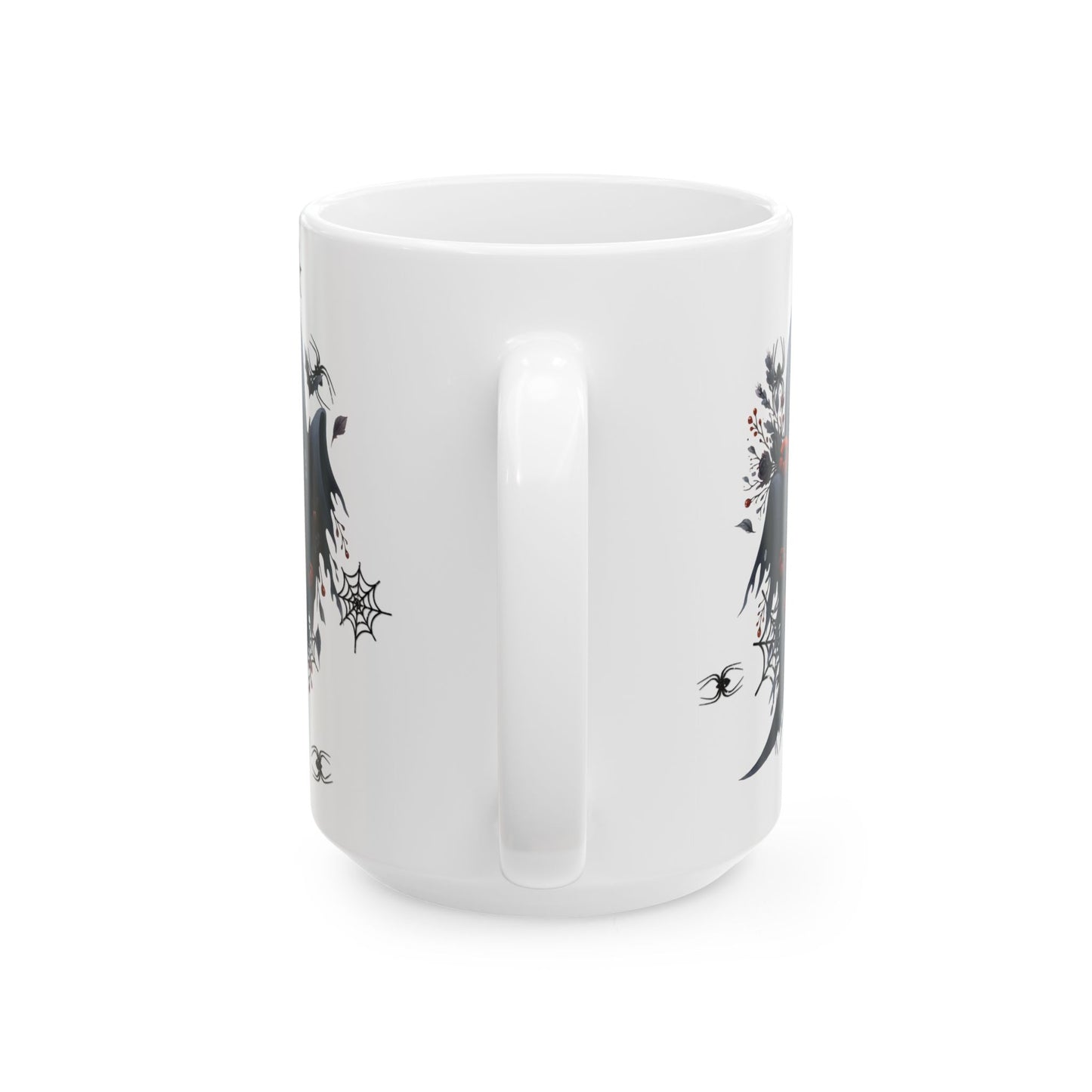 Spooky Cute Ghost Halloween Ceramic Mug, Coffee Cup for Autumn Decor, Gift for Witch Lovers, Tea Mug for Haunting Vibes, 11oz or 15oz Options