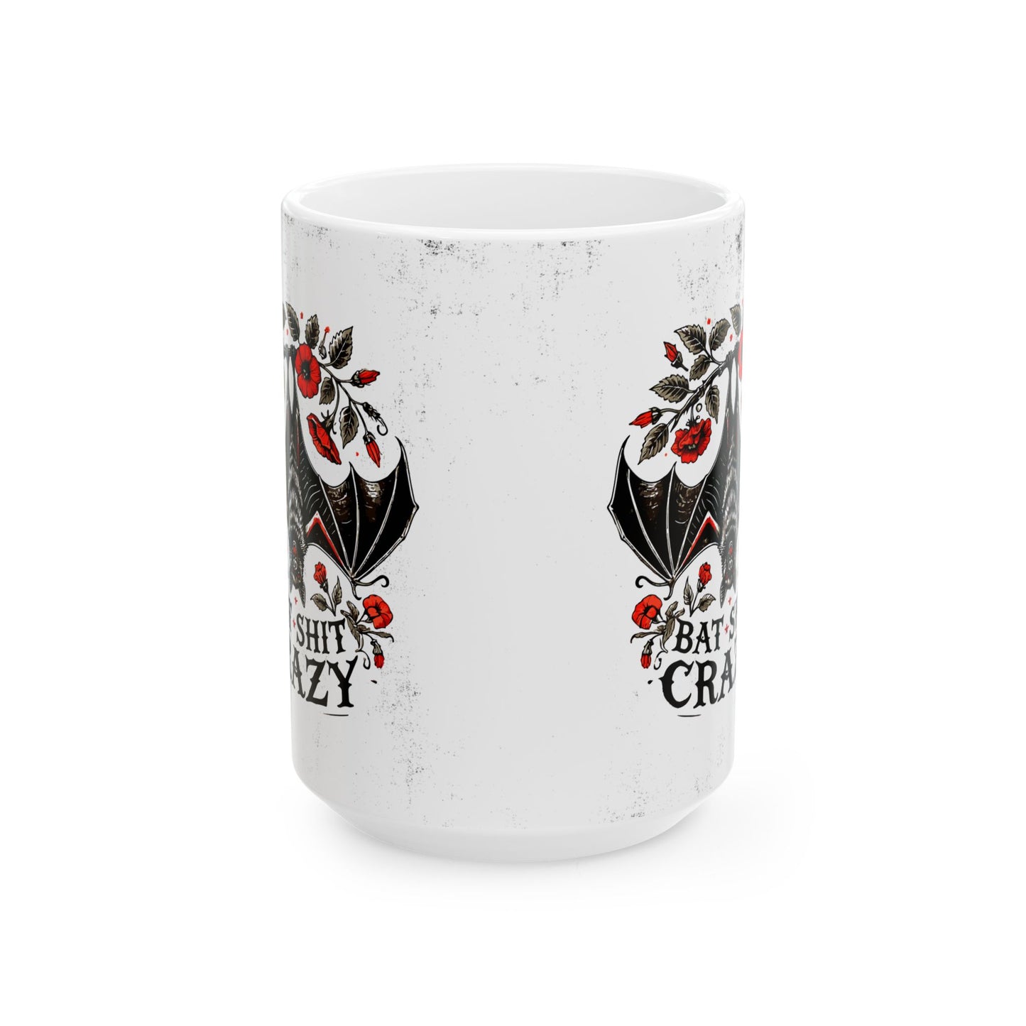 Ceramic Mug - "Baby, I'm Bat Crazy" - Gothic Coffee Mug (11oz, 15oz)