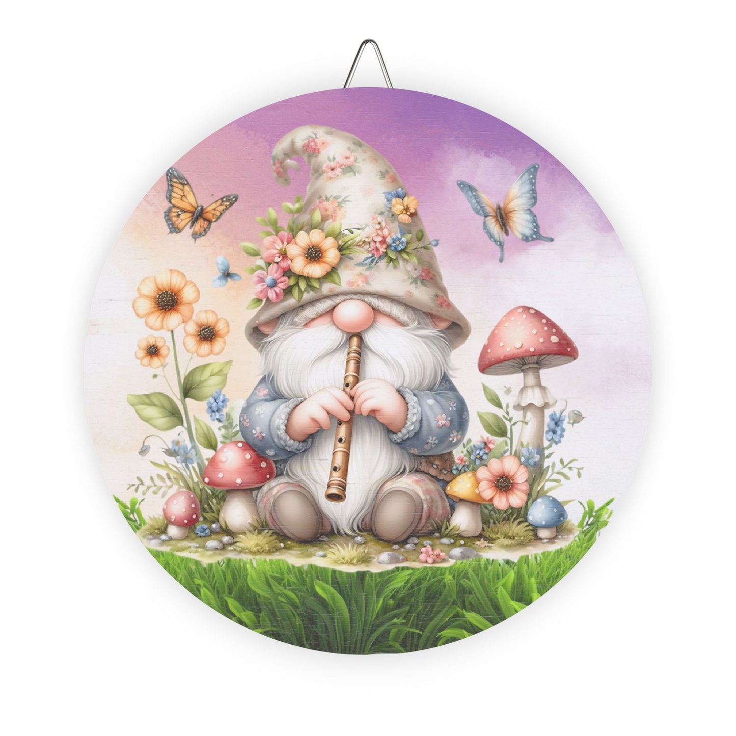Charming Gnome Rustic Charm Wood Sign - Whimsical Forest Rustic Charm Decor for Home, Garden, or Gifts