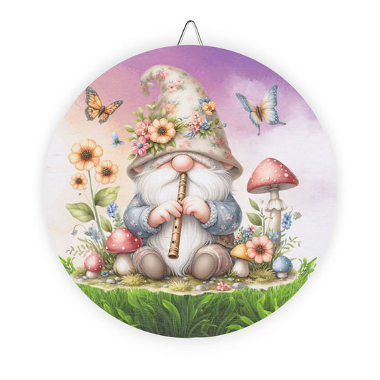 Charming Gnome Rustic Charm Wood Sign - Whimsical Forest Rustic Charm Decor for Home, Garden, or Gifts