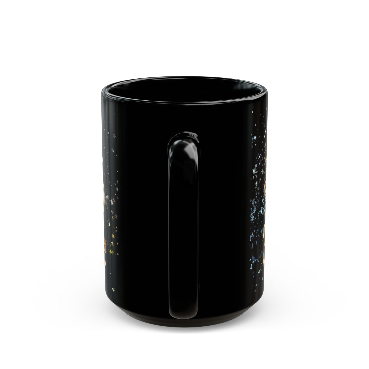Halloween-Themed Black Mug | Peace Love Halloween Design, Spooky Coffee Cup, Fall Gift, Haunted House Decor, October Celebration