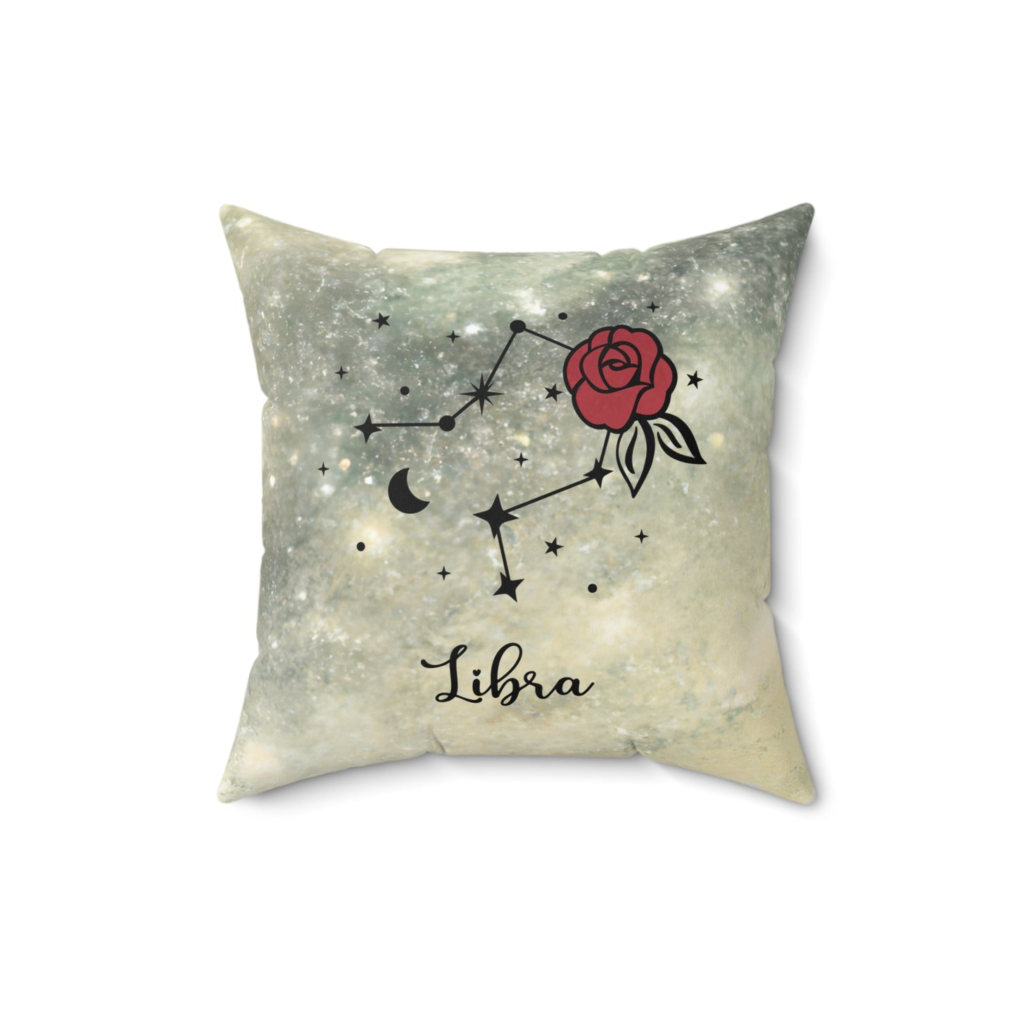 Libra Zodiac Throw Pillow, Astrological Home Decor, Star Sign Cushion, Gift for Astrology Lovers, Celestial Decor