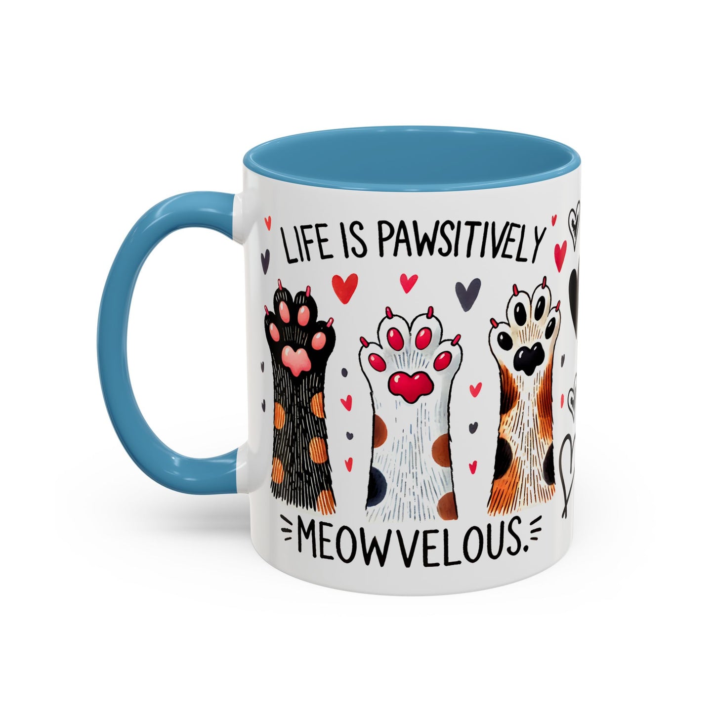 Coffee Mug - Humorous Stylish Cat Saying Mug, Gift Mug for Cat Lovers, Animal Lover Gift Idea, Housewarming Gift