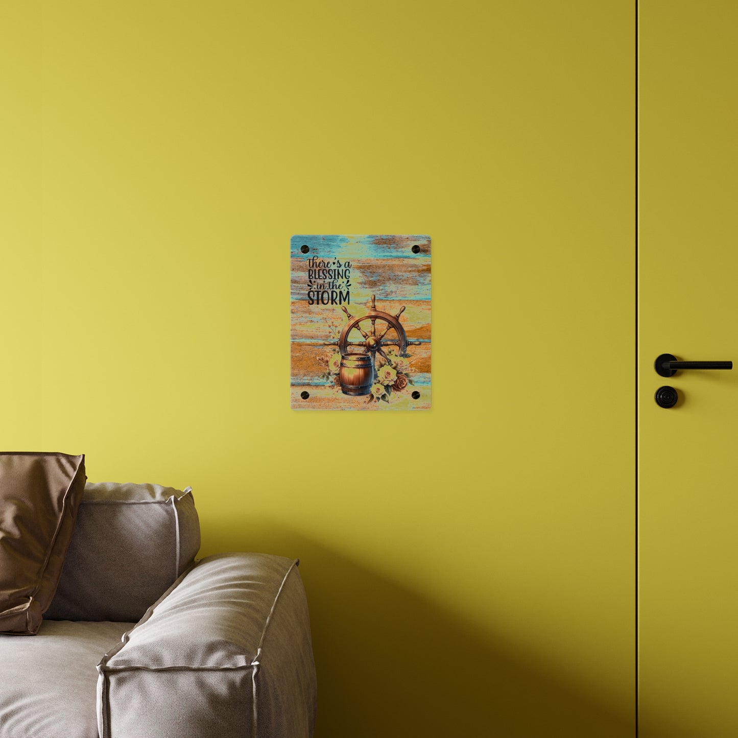 Nautical Blessings Acrylic Wall Art Panel - Inspiring Home Decor