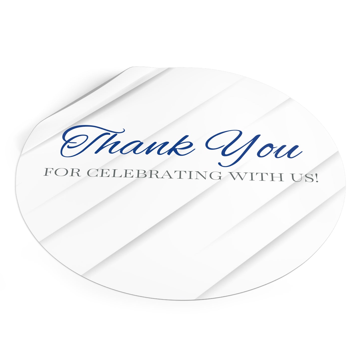 Elegant Thank You Custom Stickers for Weddings, Party Favors, Bridal Showers, Custom Labels, Celebration Decal, Personalized Gifts