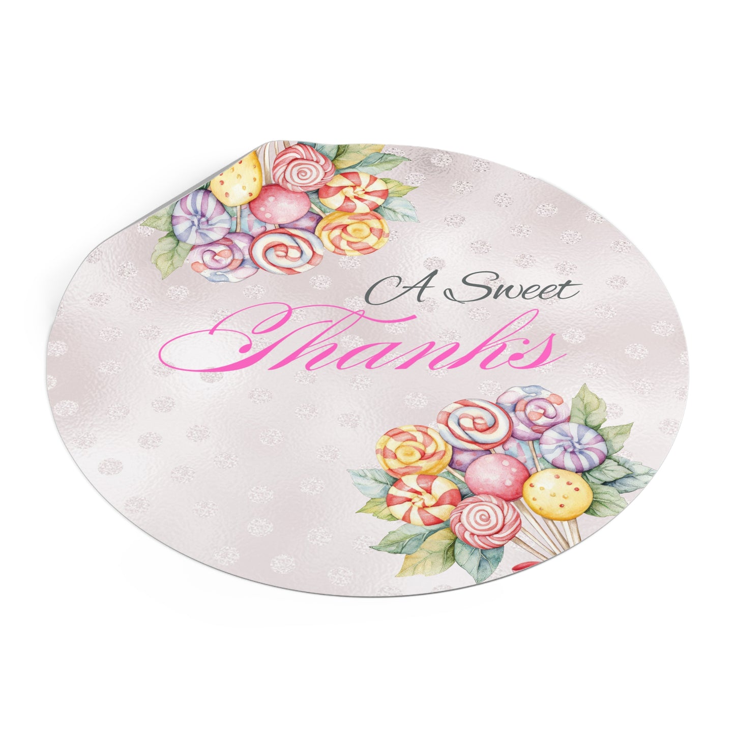 Sample Wedding Favor Stickers, Custom Thank You Stickers, Floral Vinyl Stickers for Events, Bridal Shower Decor, Personal Touch for Parties