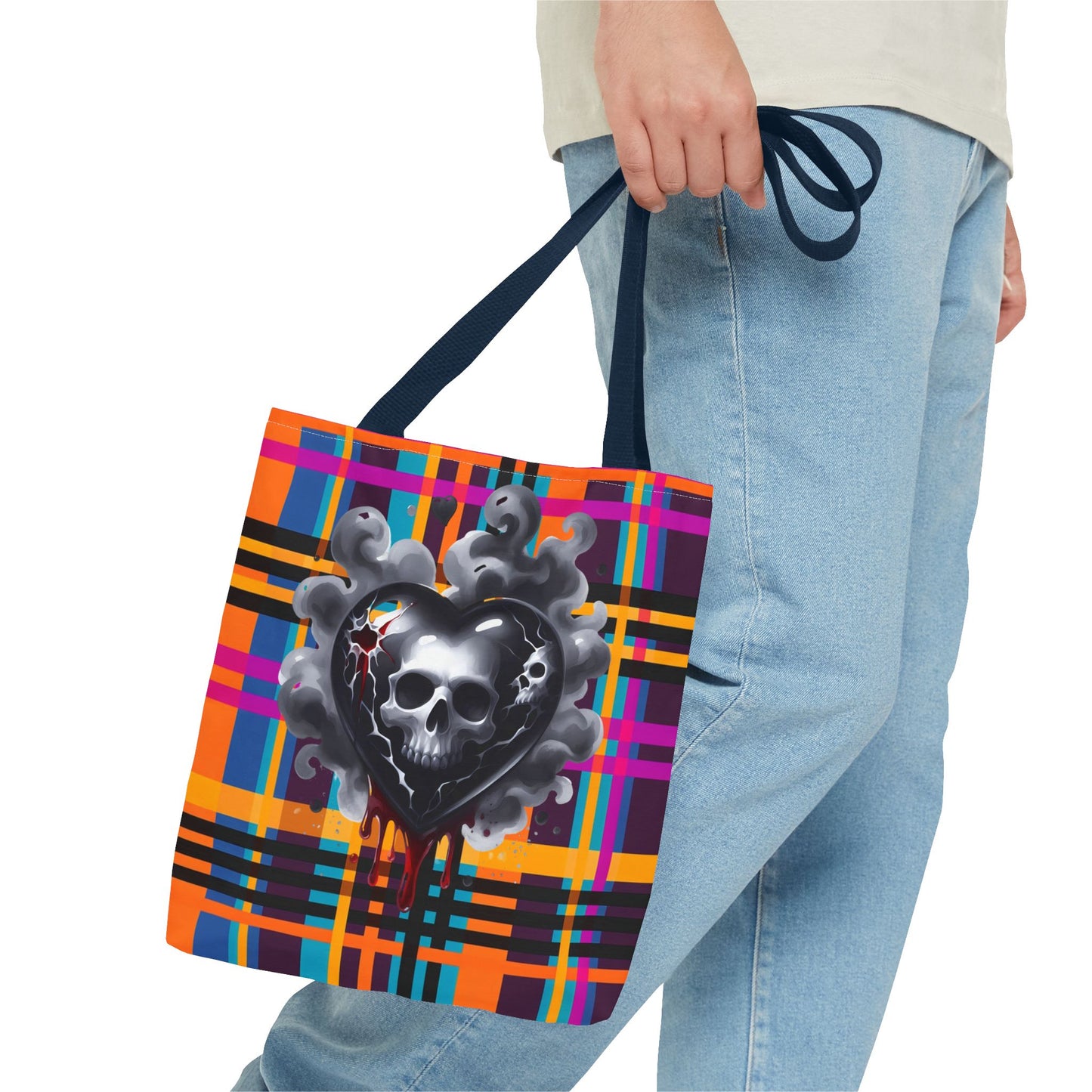 Fashionable Halloween Theme Tote Bag - Stylish Design for Everyday Festive Gift