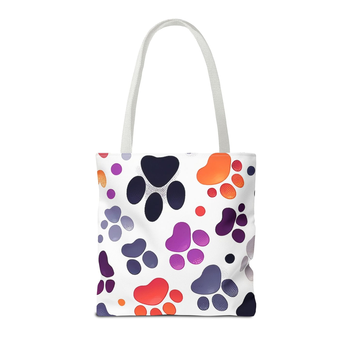 Paw Print FashionableTote Bag (AOP), Stylish, Animal Lovers, Pet Lovers, Great Gift Idea for Birthdays, Holidays or Any Occasion for Anyone