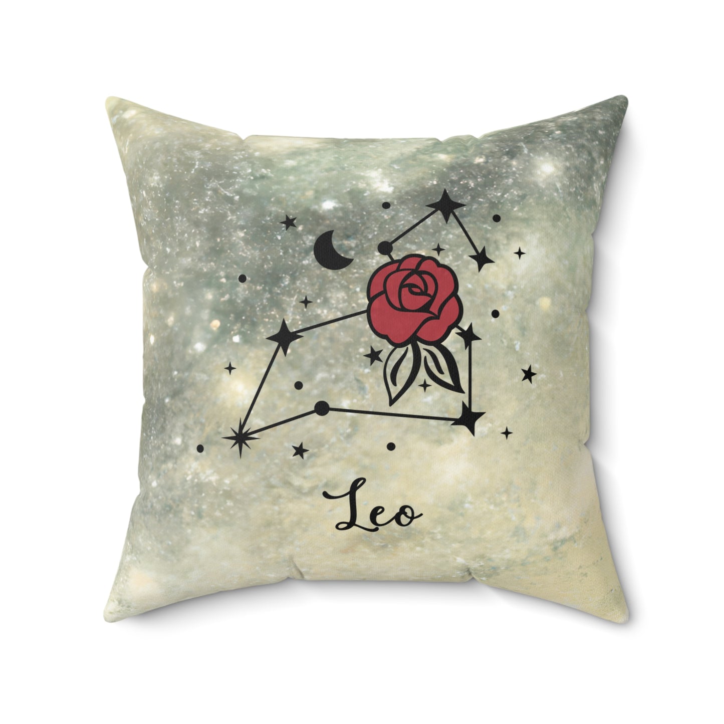 Leo Zodiac Constellation Pillow, Astrology Decor, Star Sign Gift, Home Accent, Birthday Gift, Unique Zodiac Throw Pillow