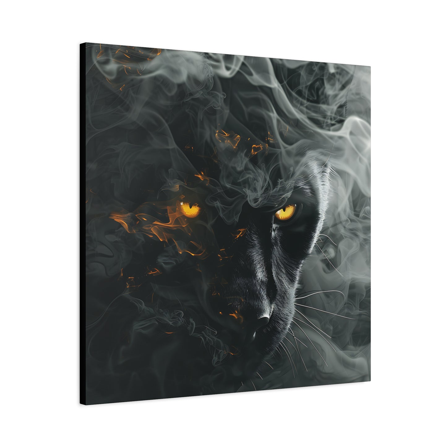 Mystical Panther Canvas Wall Art - 1.25" Stretched Wall Decor