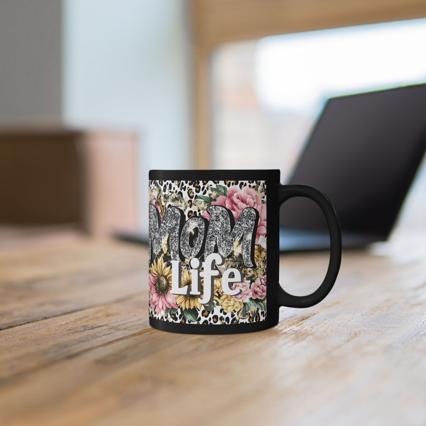 Floral Mom Life Mug, 11oz & 15oz