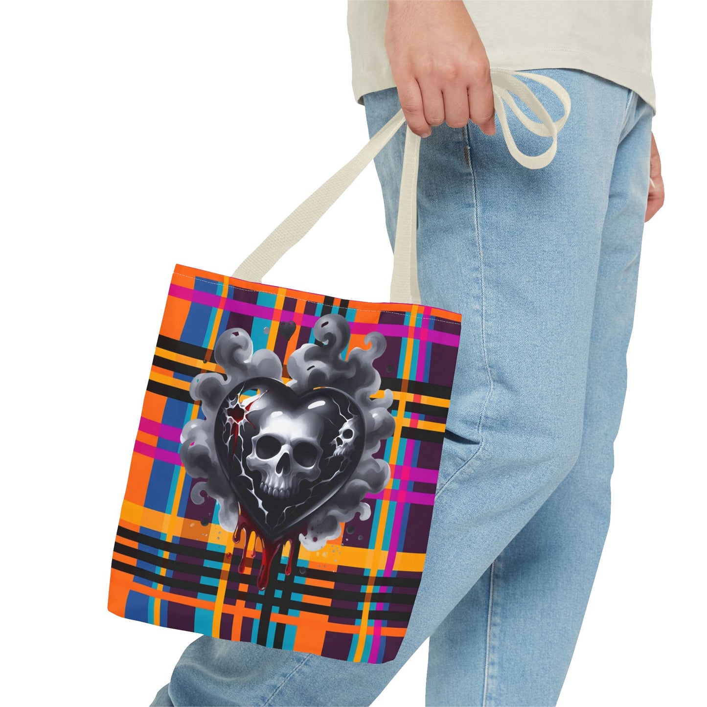Fashionable Halloween Theme Tote Bag - Stylish Design for Everyday Festive Gift