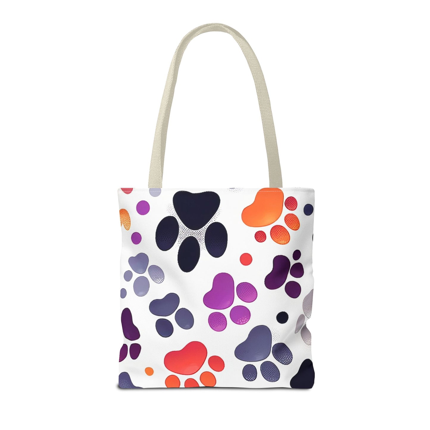 Paw Print FashionableTote Bag (AOP), Stylish, Animal Lovers, Pet Lovers, Great Gift Idea for Birthdays, Holidays or Any Occasion for Anyone