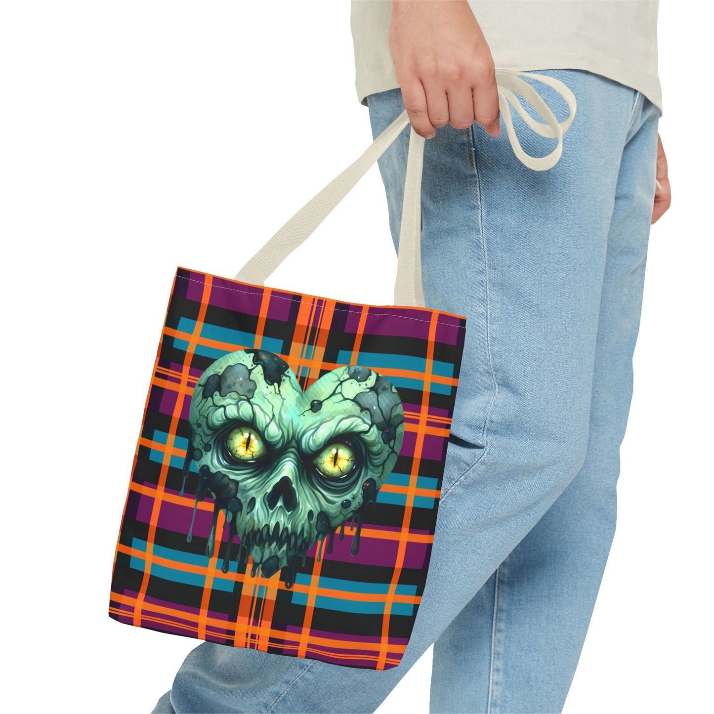 Fashionable Halloween Theme Tote Bag - Stylish Everyday Festive Halloween Lovers Gift