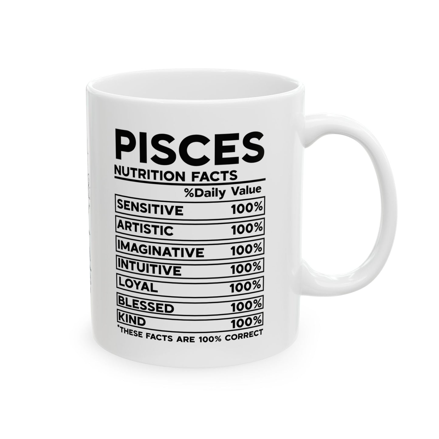 Pisces Zodiac Ceramic Mug (11oz & 15oz) – Astrology Gift for Horoscope Lovers