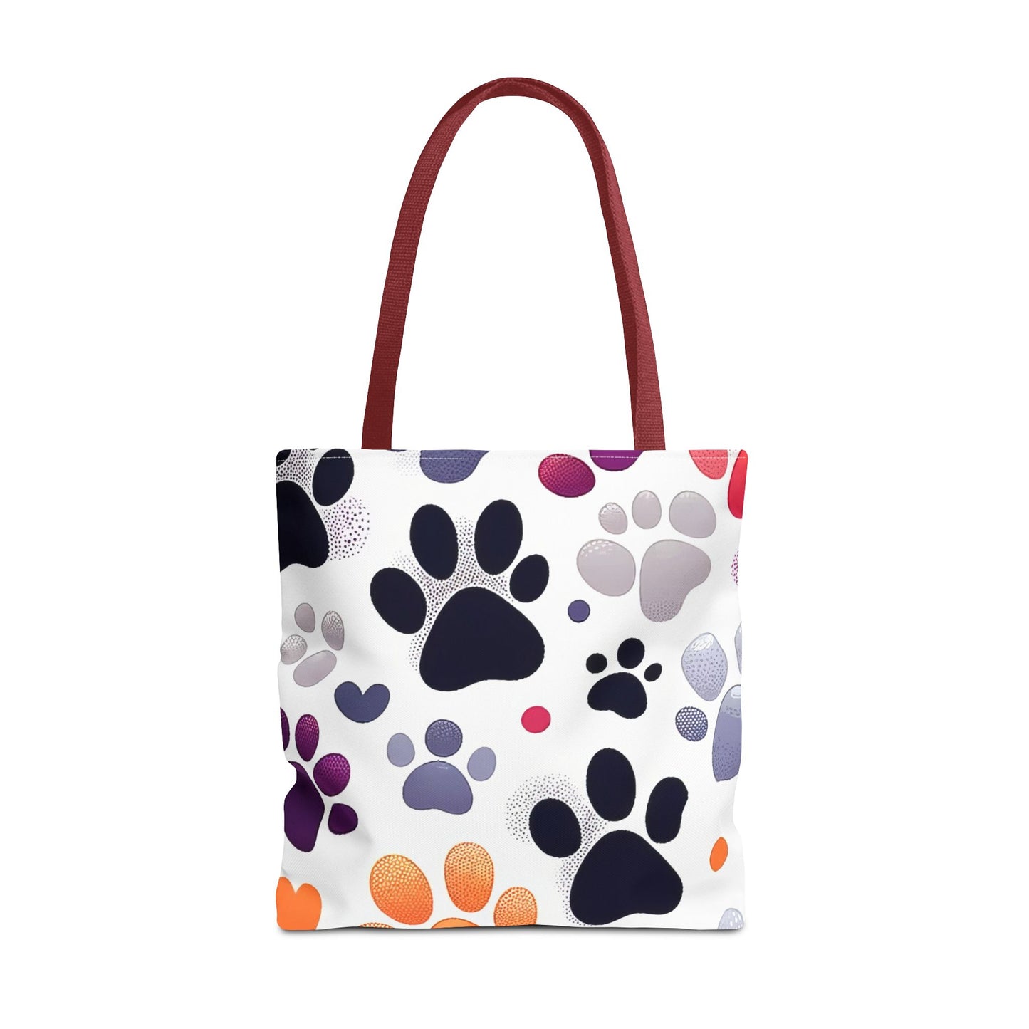 Paw Print FashionableTote Bag (AOP), Stylish, Animal Lovers, Pet Lovers, Great Gift Idea for Birthdays, Holidays or Any Occasion for Anyone