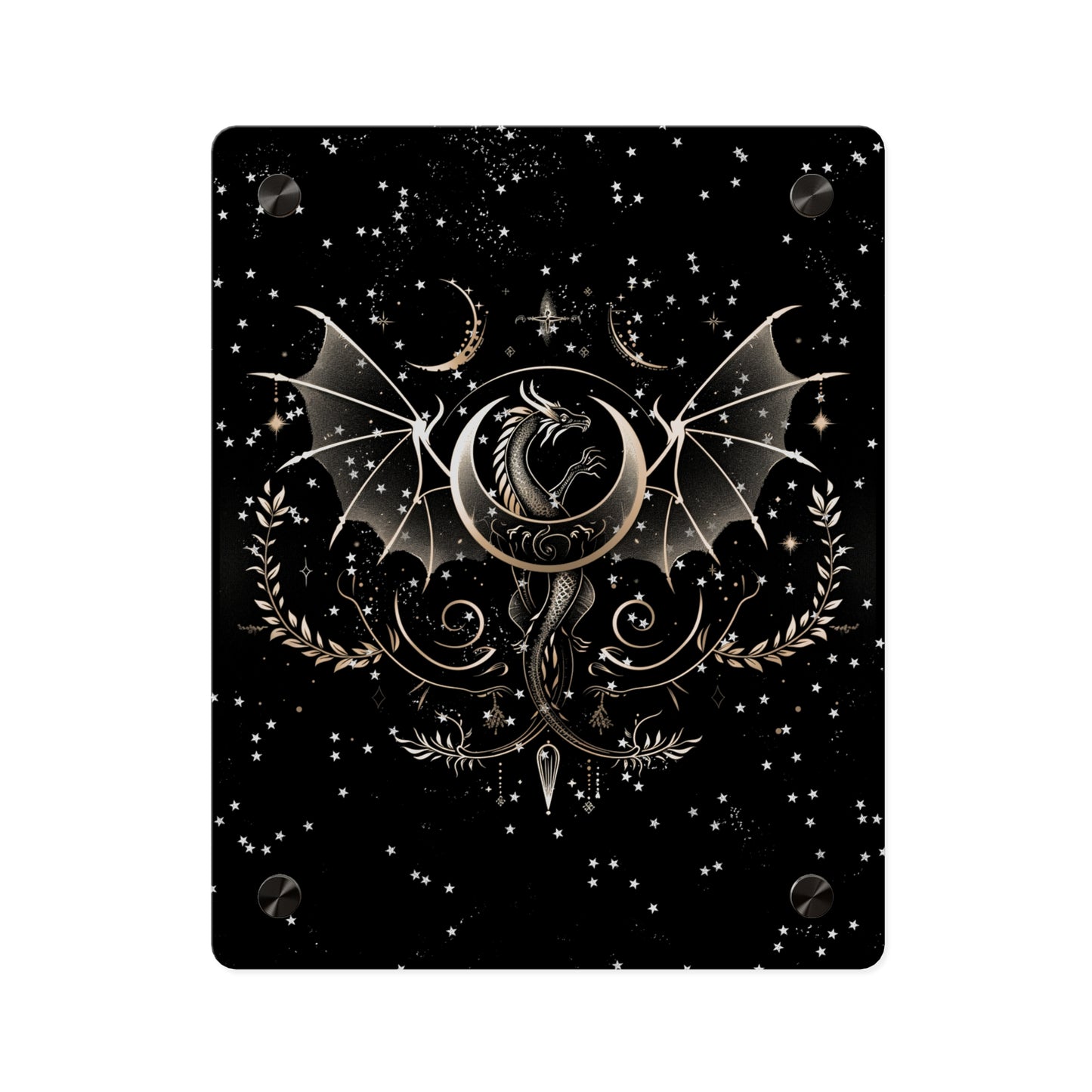 Mystical Dragon Acrylic Wall Art Panels - Celestial Decor for Fantasy Lovers