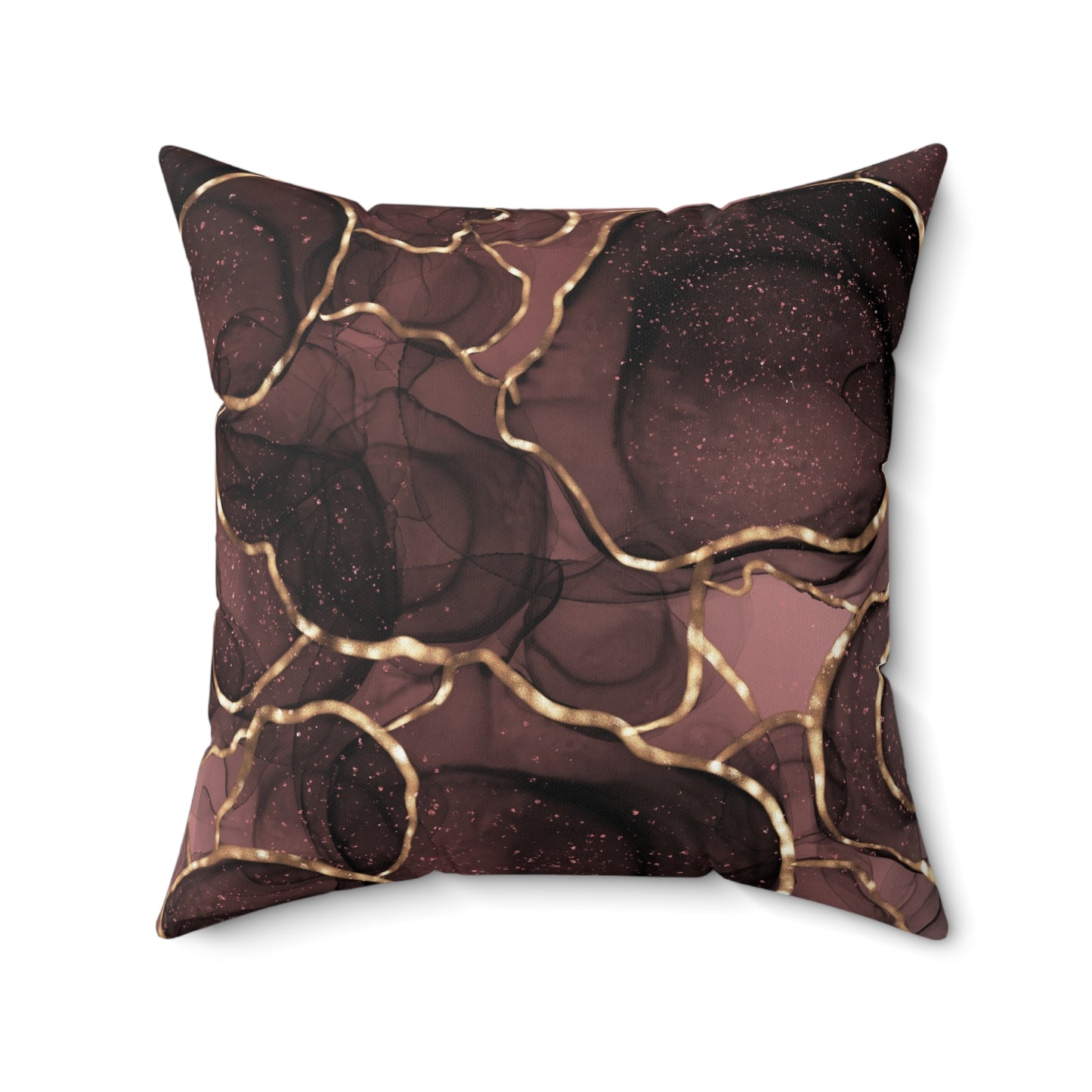 Stylish Spun Polyester Square Pillow,  Decorative Pillow for Any Room for Home or Office, Beautiful Accent for Everyday.