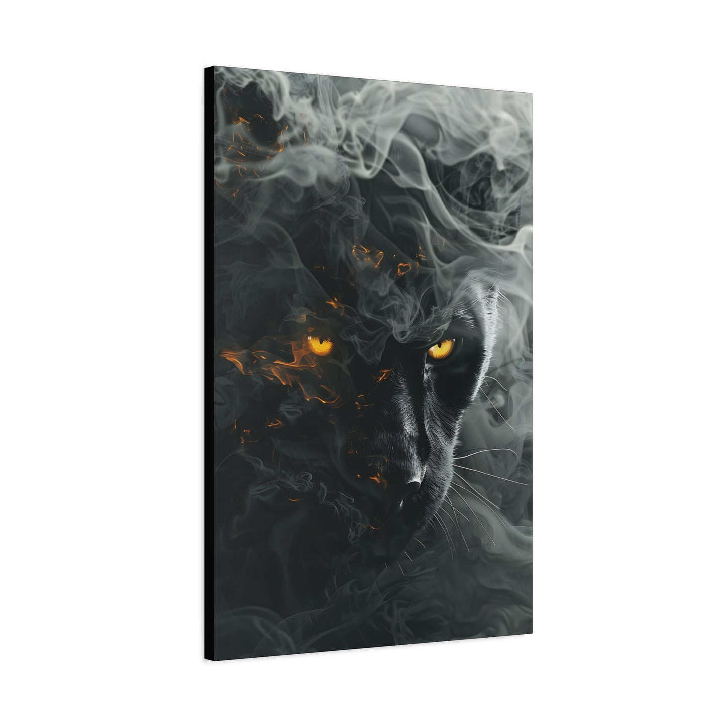 Mystical Panther Canvas Wall Art - 1.25" Stretched Wall Decor