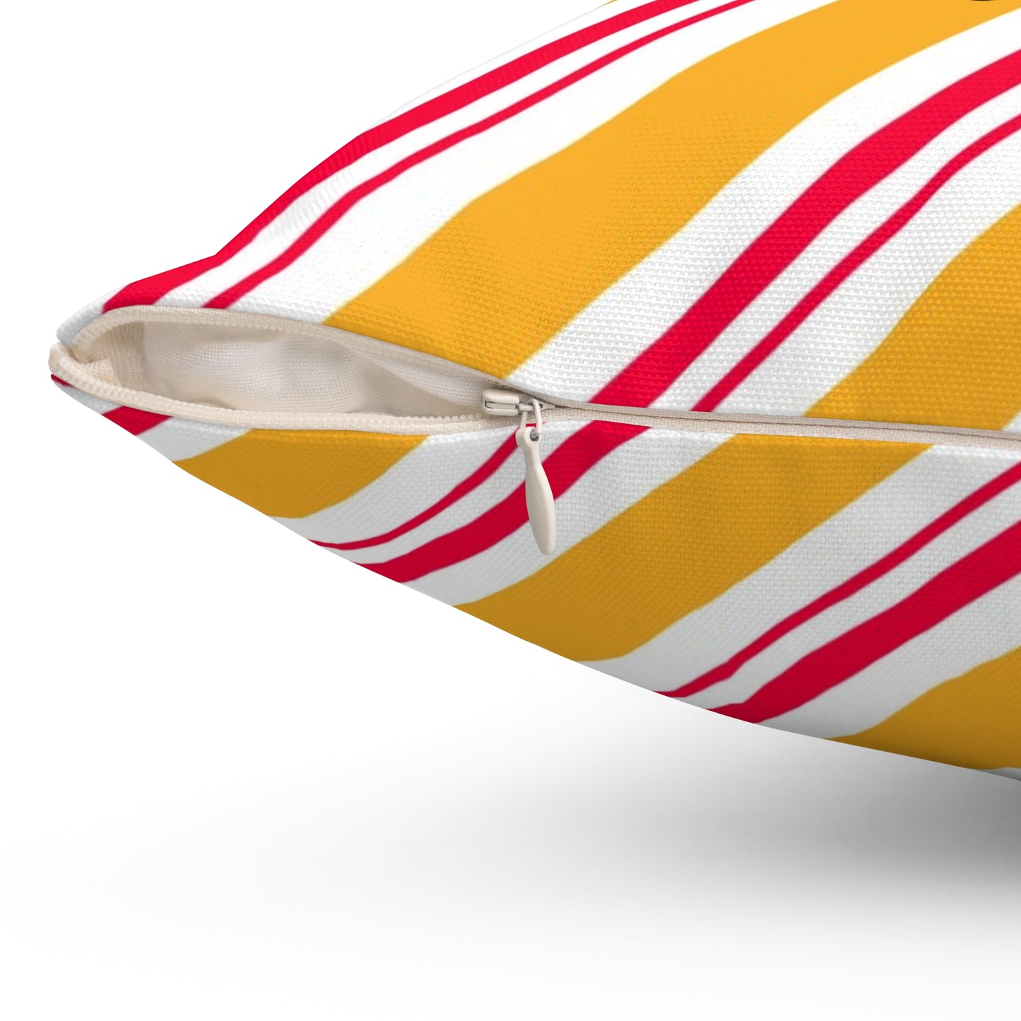 Holiday Spun Polyester Square Pillow, Animal Lovers, Dog Lover's Holiday Room Decor, Holiday Accent for Dog People, Housewarming Gift