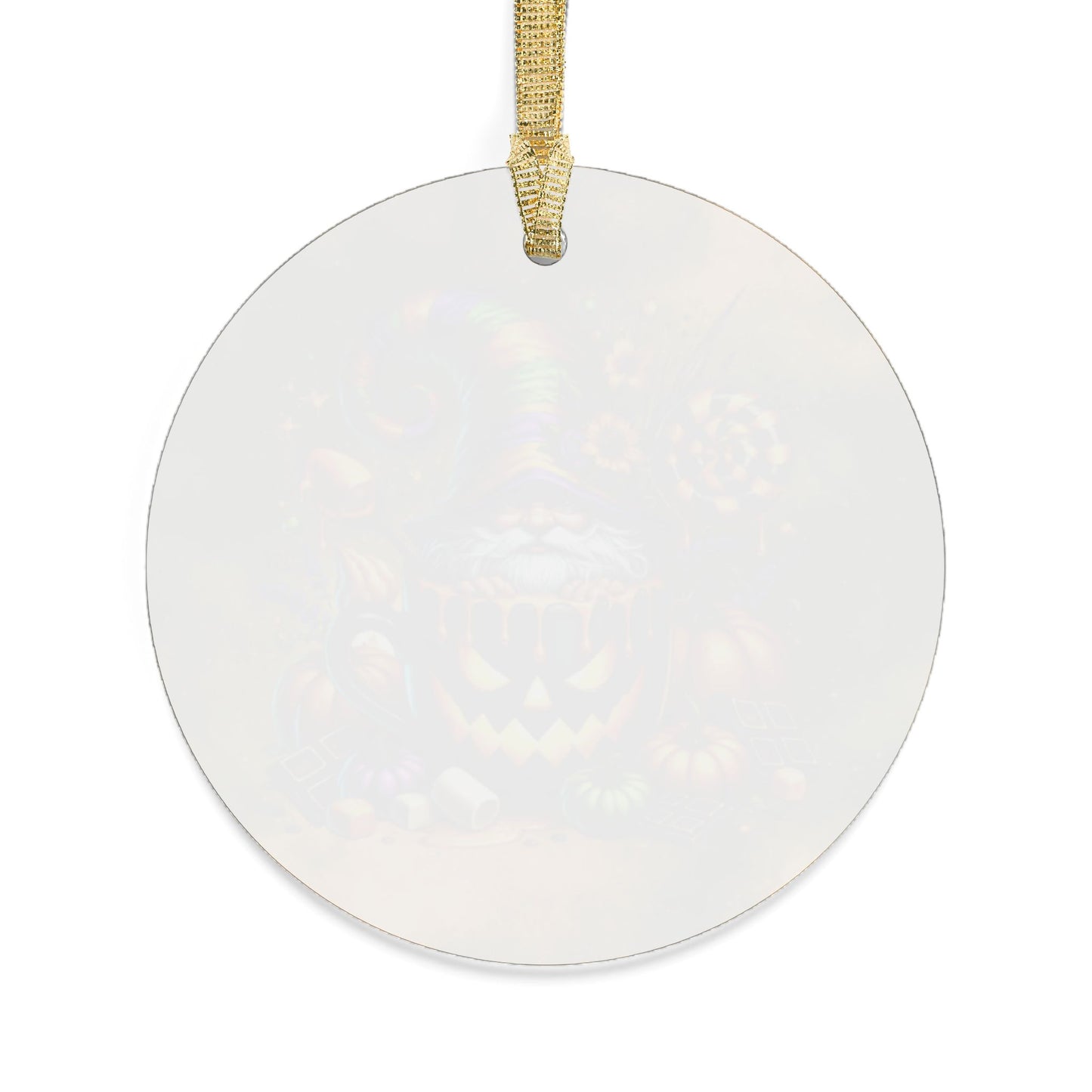 Festive Halloween Gnome Acrylic Hanging Ornament - Whimsical Home Decor - Holiday Ornaments