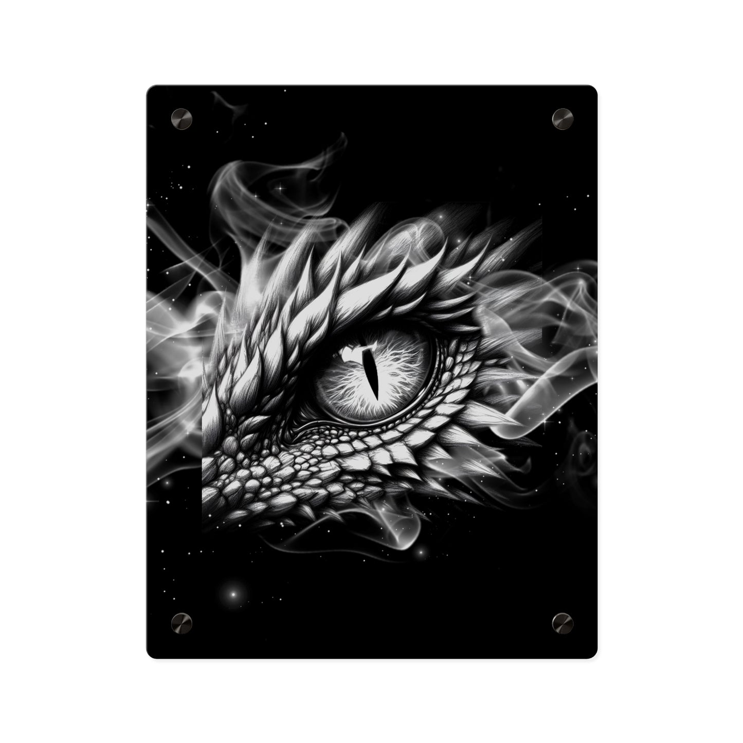 Mystical Dragon Eye Acrylic Wall Art Panels - Home Decor for Fantasy Lovers