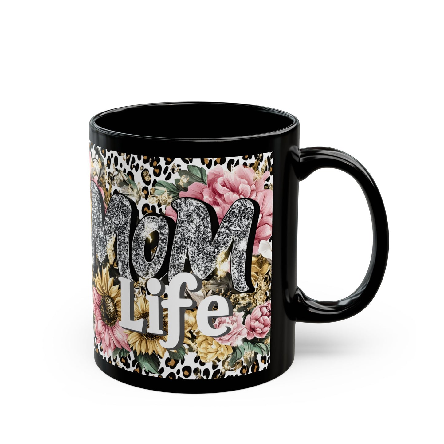 Floral Mom Life Mug, 11oz & 15oz