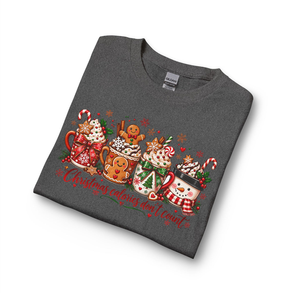 Christmas Cheer Long Sleeve T-Shirt – Festive Holiday Candy Cane Design