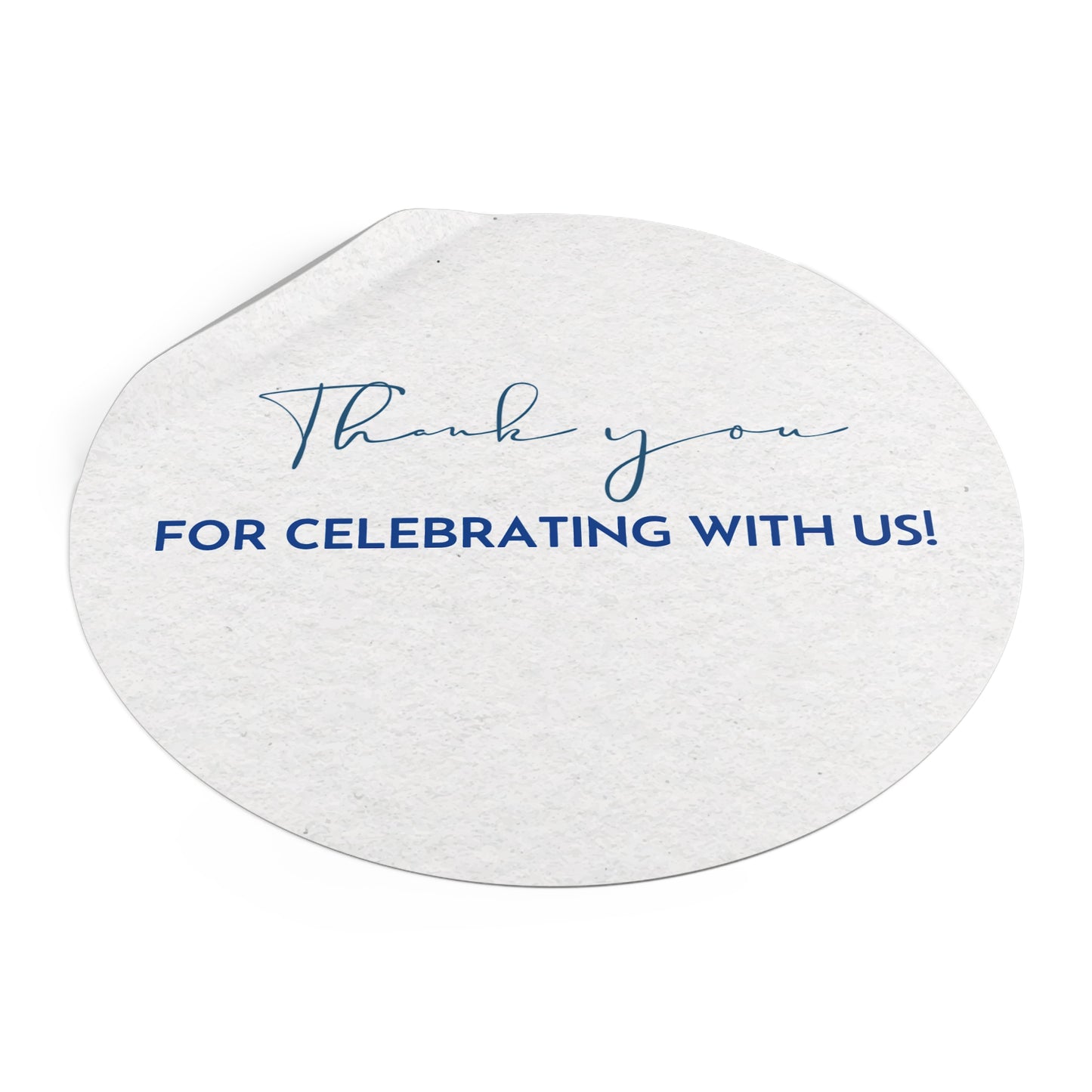 Thank You Celebration Stickers, Custom Wedding Favors, Personalized Party Decor, Event Stickers, Stylish Thank You Notes